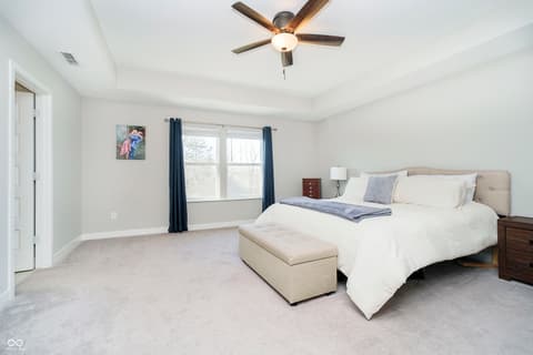 Primary bedroom at 11180 Jubilation Way, Noblesville, IN