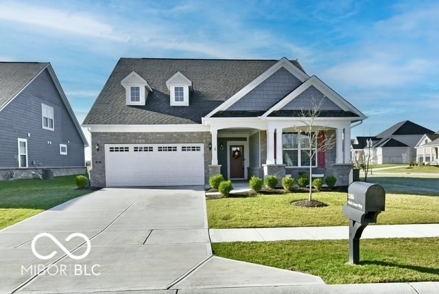 Front exterior at 2186 Chick Evans Way, Westfield, IN
