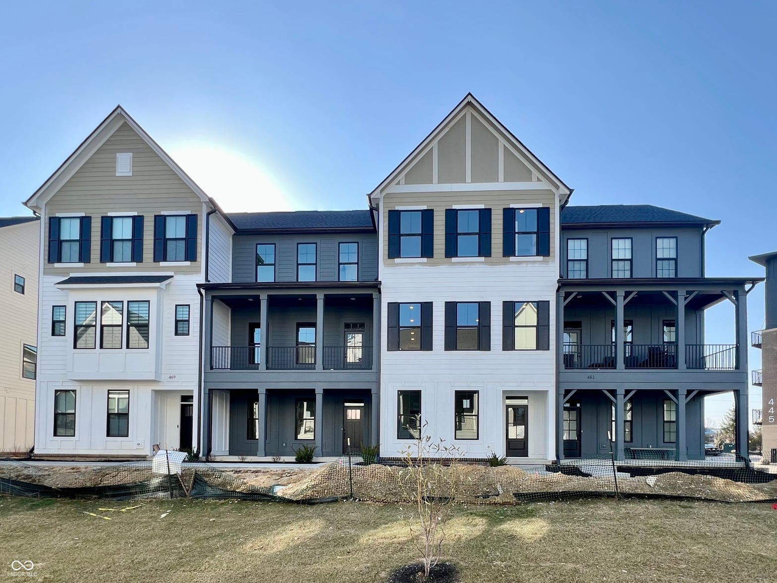 Front exterior at 477 Mariposa Trail, Carmel, IN