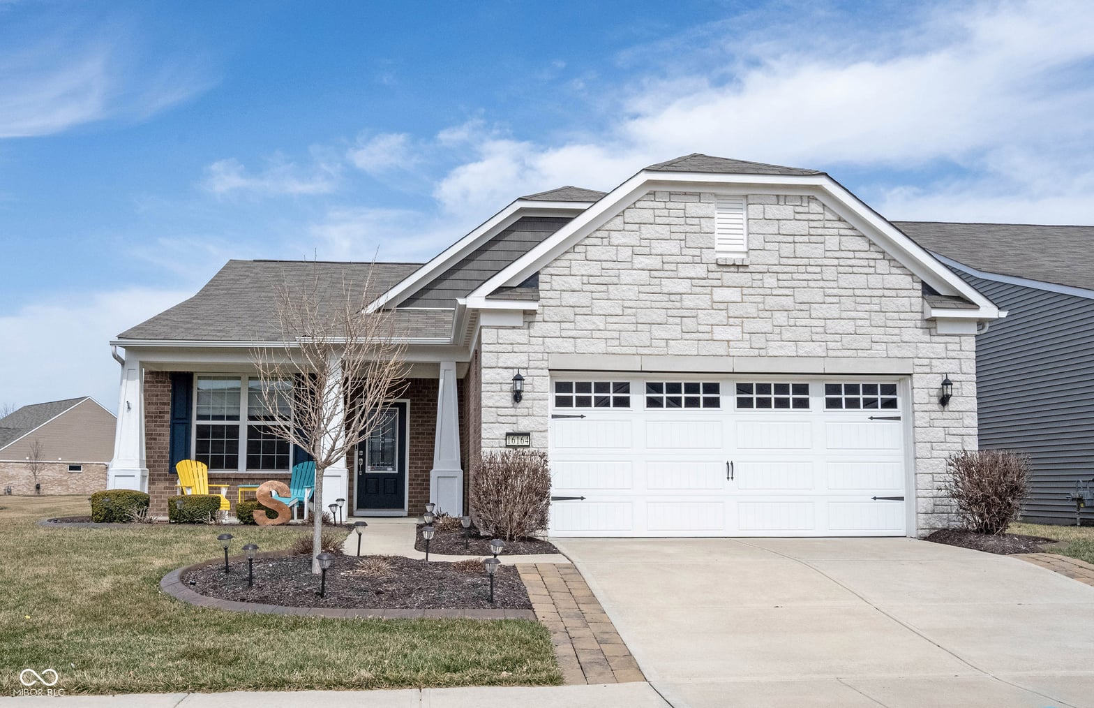 Front exterior at 16164 Loire Valley Drive, Fishers, IN