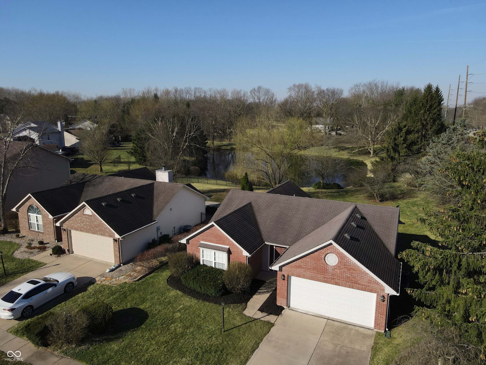Aerial view at 11598 Wilderness Trail, Fishers, IN