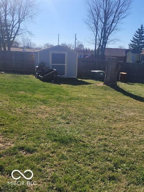 Yard at 4930 Candy Spots Drive, Indianapolis, IN