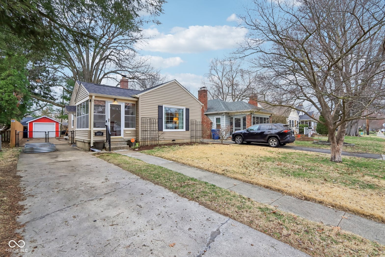Front exterior at 6032 Norwaldo Avenue, Indianapolis, IN