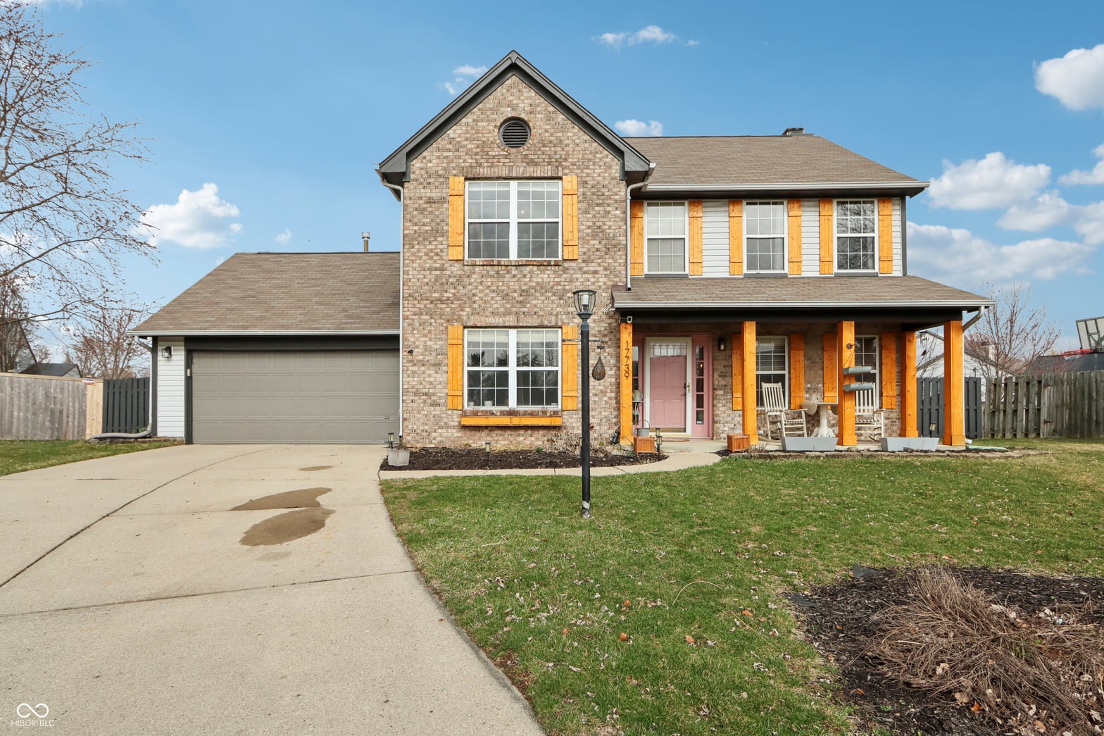 Front exterior at 17739 Willow Creek Way, Westfield, IN
