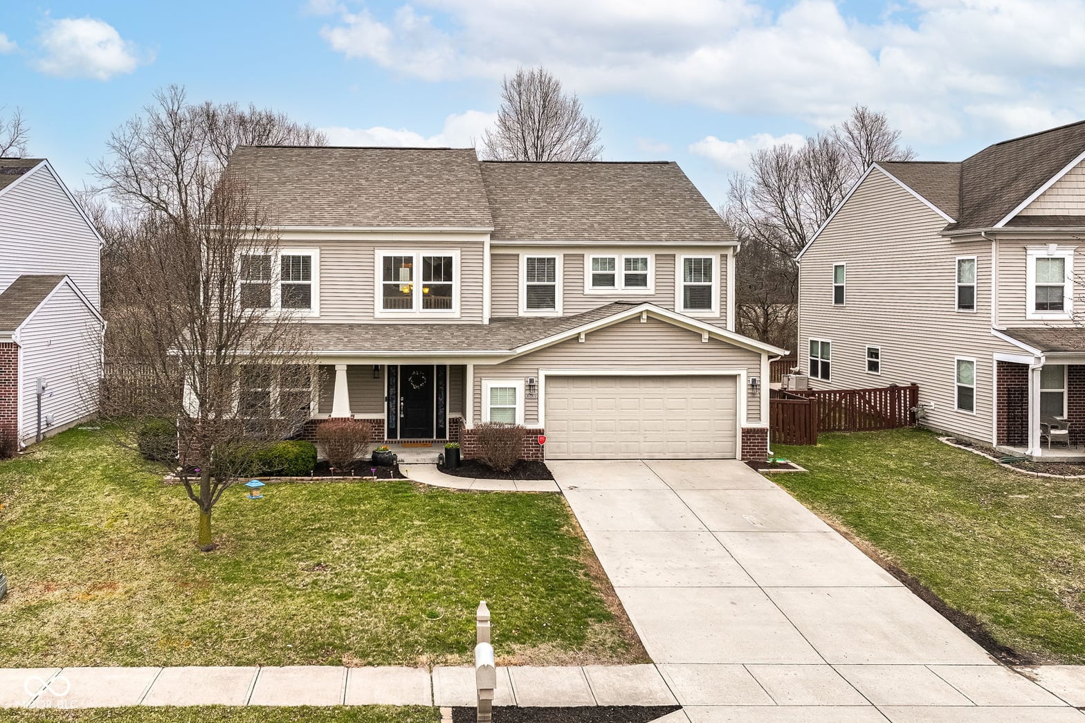 Front exterior at 19430 Colvic Drive, Noblesville, IN