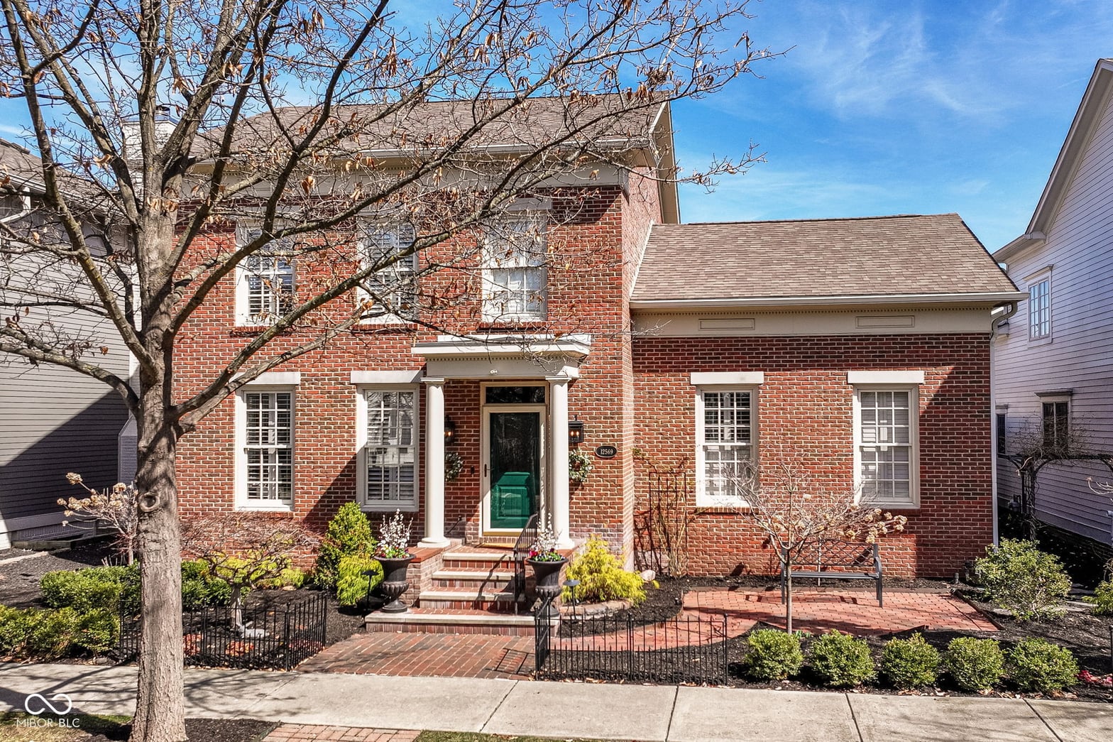 Front exterior at 12569 Branford Street, Carmel, IN