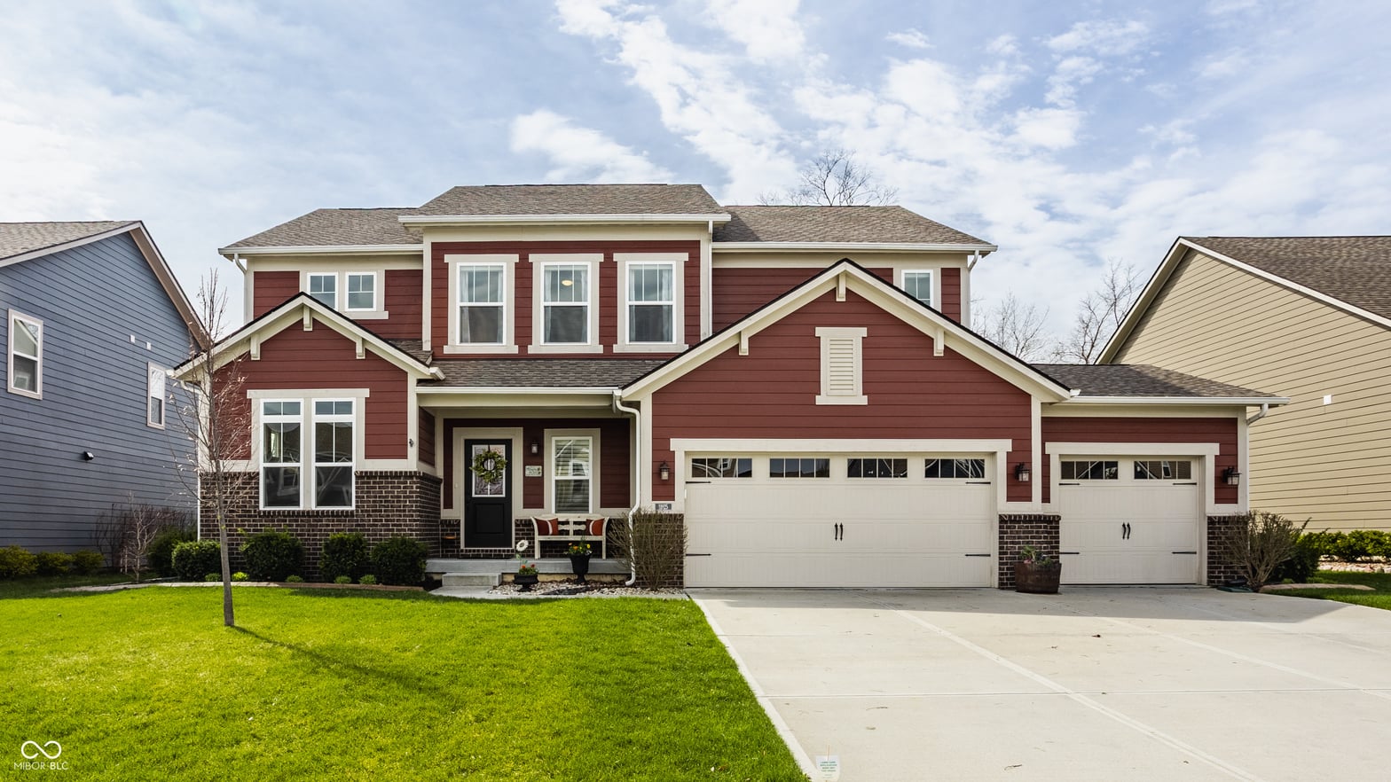 Front exterior at 11925 Piney Glade Road, Noblesville, IN