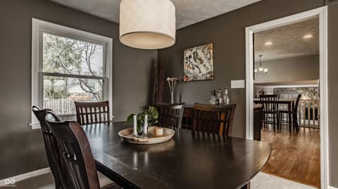 Dining room at 4528 Brookshire Parkway, Carmel, IN