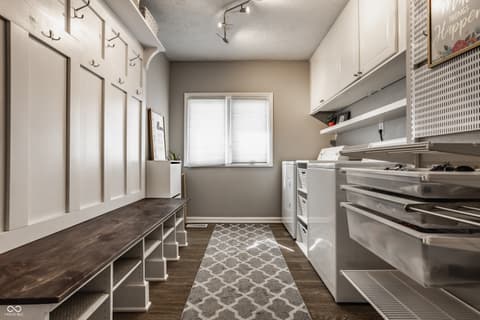 Laundry room at 4528 Brookshire Parkway, Carmel, IN