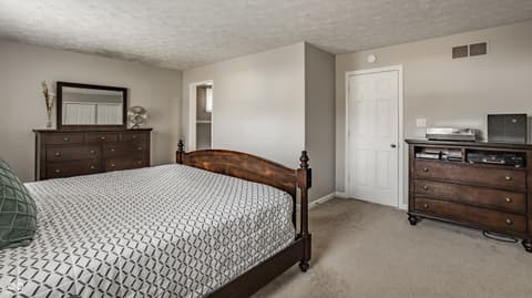 Primary bedroom at 4528 Brookshire Parkway, Carmel, IN