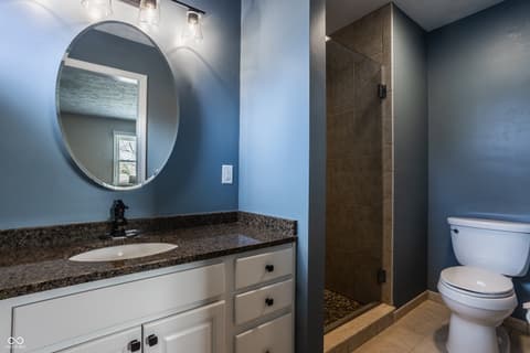 Primary bathroom at 4528 Brookshire Parkway, Carmel, IN