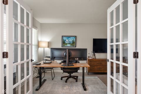 Home office at 17918 Lucas Circle, Westfield, IN