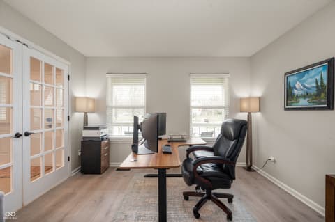 Home office at 17918 Lucas Circle, Westfield, IN