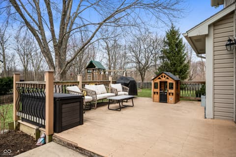 Outdoor living area at 17918 Lucas Circle, Westfield, IN