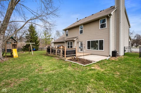 Backyard at 17918 Lucas Circle, Westfield, IN