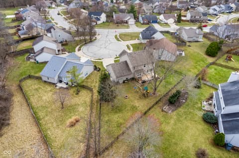 Aerial view at 17918 Lucas Circle, Westfield, IN