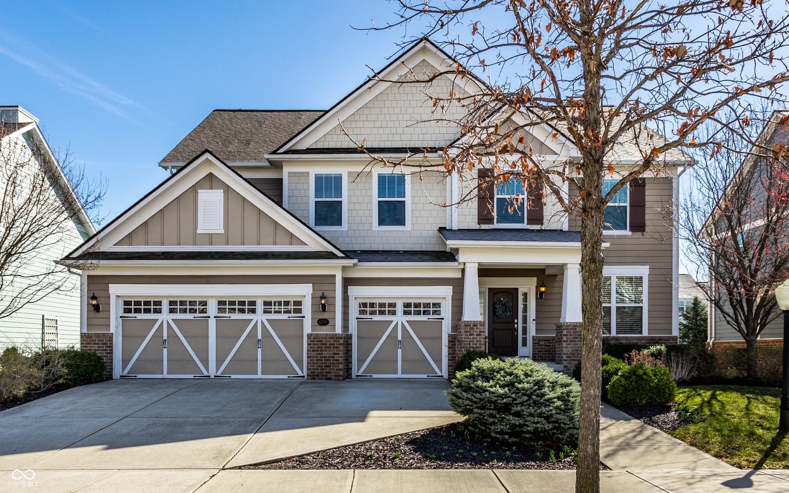 Front exterior at 12729 Brandenburg Drive, Carmel, IN