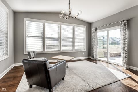 Living room at 12729 Brandenburg Drive, Carmel, IN