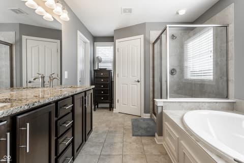 Bathroom at 12729 Brandenburg Drive, Carmel, IN