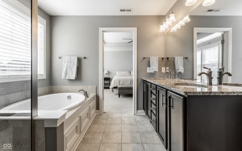 Bathroom at 12729 Brandenburg Drive, Carmel, IN