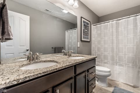 Bathroom at 12729 Brandenburg Drive, Carmel, IN