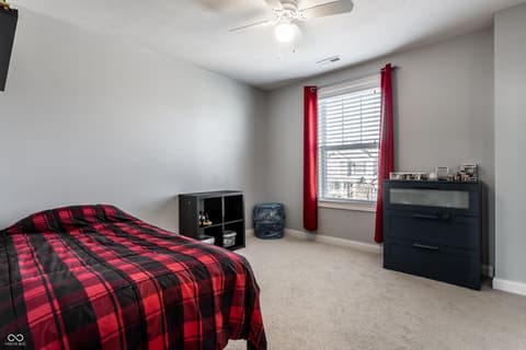Bedroom at 12729 Brandenburg Drive, Carmel, IN
