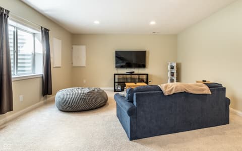 Living room at 12729 Brandenburg Drive, Carmel, IN