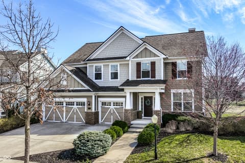 Front exterior at 12729 Brandenburg Drive, Carmel, IN