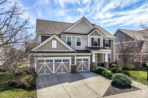 Front exterior at 12729 Brandenburg Drive, Carmel, IN