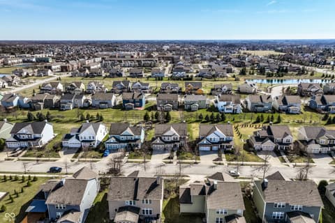 Aerial view at 12729 Brandenburg Drive, Carmel, IN