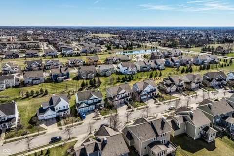 Aerial view at 12729 Brandenburg Drive, Carmel, IN