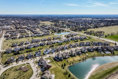 Aerial view at 12729 Brandenburg Drive, Carmel, IN