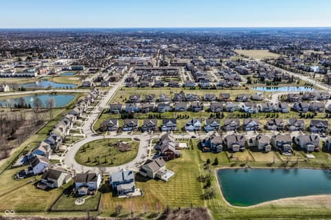 Aerial view at 12729 Brandenburg Drive, Carmel, IN