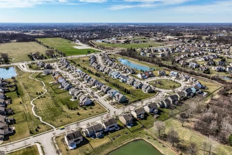 Aerial view at 12729 Brandenburg Drive, Carmel, IN