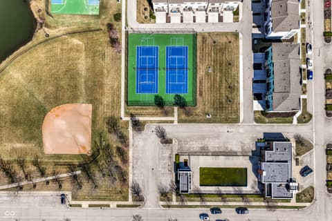 Aerial view at 12729 Brandenburg Drive, Carmel, IN