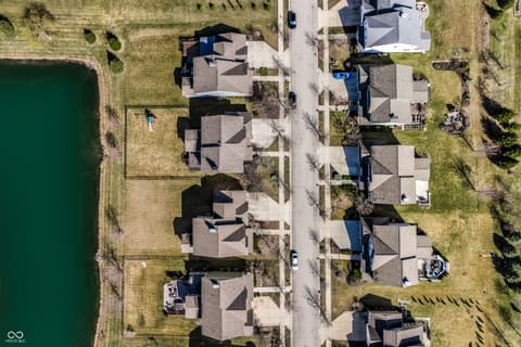 Aerial view at 12729 Brandenburg Drive, Carmel, IN