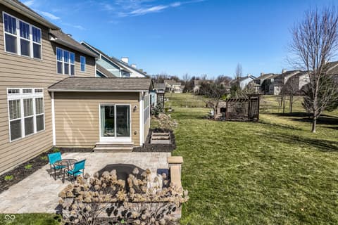 Yard at 12729 Brandenburg Drive, Carmel, IN