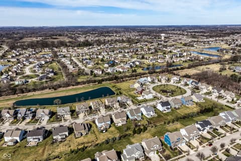 Aerial view at 12729 Brandenburg Drive, Carmel, IN