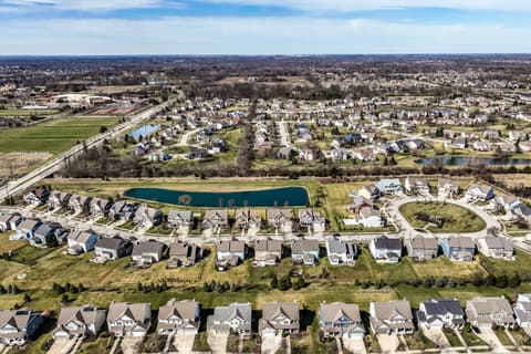 Aerial view at 12729 Brandenburg Drive, Carmel, IN