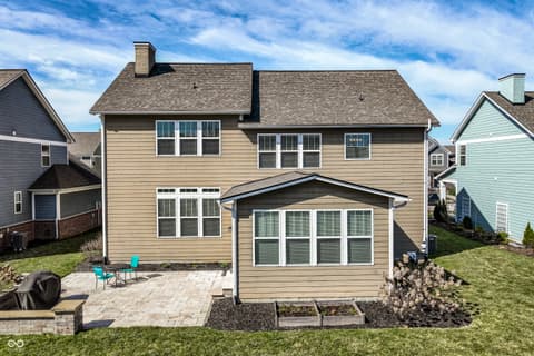 Backyard at 12729 Brandenburg Drive, Carmel, IN