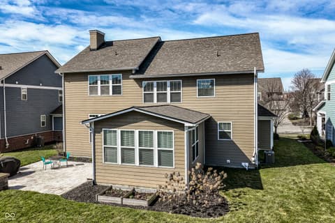 Backyard at 12729 Brandenburg Drive, Carmel, IN