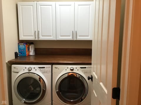 Laundry room at 7336 Hardin Oak Drive, Noblesville, IN