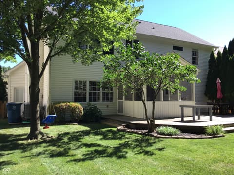 Backyard at 7336 Hardin Oak Drive, Noblesville, IN