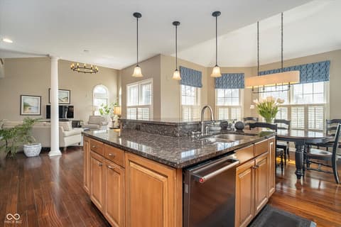Kitchen at 3727 Tributary Court, Westfield, IN
