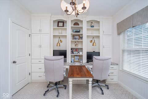 Home office at 3727 Tributary Court, Westfield, IN