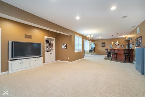 Family room at 3727 Tributary Court, Westfield, IN