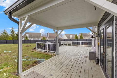 Outdoor living area at 15515 Marietta Circle, Westfield, IN