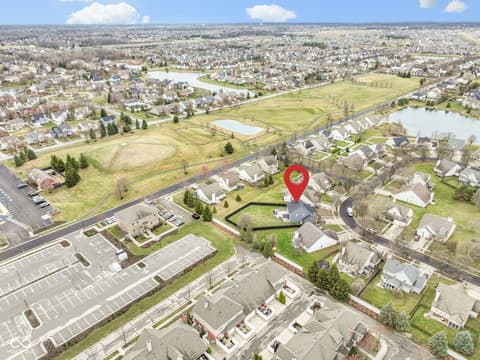 Aerial view at 15515 Marietta Circle, Westfield, IN