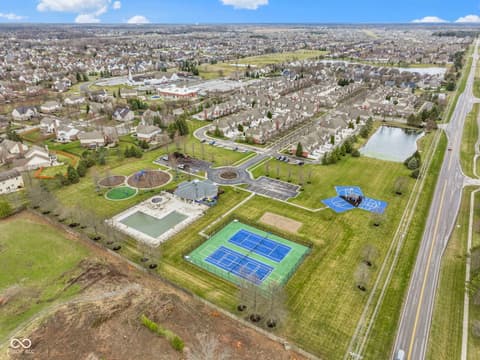 Aerial view at 15515 Marietta Circle, Westfield, IN