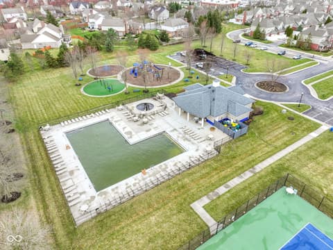 Aerial view at 15515 Marietta Circle, Westfield, IN